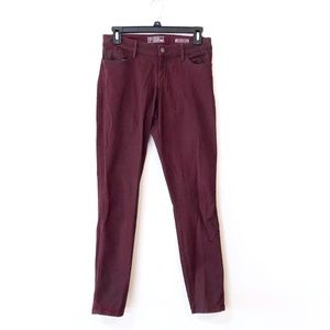 GUESS Maroon Skinny Jeans Women's Size 28